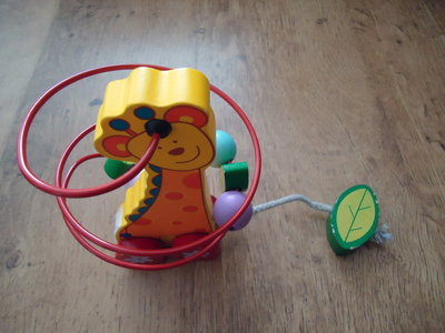 Houten spiraal Giraffe